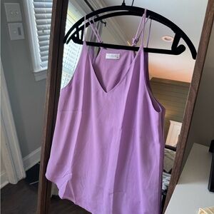 Women's Lavender V-Neck Spaghetti Strap Cami